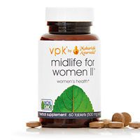 Midlife for Women II | 60 Herbal Tablets - 500 mg ea. | Natural Herbal Formula to Balance The Reproductive System During Menopause with Amla | Balances Emotions | Supports Circulation