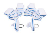 LTWHOME Magic Scrubber Dual Sided Cleaning Melamine Foam100X 60X 25mm with Sponge Holder Set (Pack of 22)