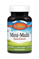 Carlson - Mini-Multi, Vitamins & Minerals, Immune Support & Heart Health, Optimal Wellness, 90 Mini Tablets
