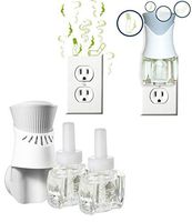 New - ScentDiffuse™ Smoke Odor Deodorizing Starter Kit (2) Refills and a Air Wick Oil Warmer