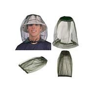 Qianson Mosquito Head Net for Men Protective Cover Netting for Camping Hiking Fishing