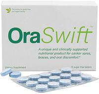 OraSwift Canker Sore Treatment and Mouth Ulcer Treatment – Effective for Mouth Ulcers, Cold Sores, Dry Mouth, Stomatitis, Gingivitis – All-Natural, Supports Fast Healing of Mucosal Lining in the Mouth