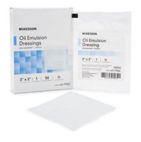 McKesson Brand Oil Emulsion Dressing Acetate Gauze / Emulsion Mix 3 X 3 Inch - CS/600