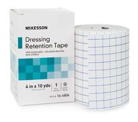 McKesson Ecofix Dressing Retention Tape 4"X10 Yards Latex Free Soft Cloth Non Woven by McKesson