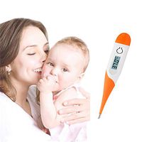 GFYWZZ Digital Medical Thermometer for Adults and Babies,Soft Head Waterproof Thermometer for Fever - Accurate and Fast Readings with Fever Indicator