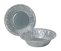 Durable Packaging Disposable Aluminum Round Tart Pan, 5" (Pack of 1000)