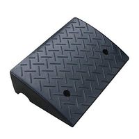 Rubber Uphill Ramps, Hotel Garage Store Parking Lot Garden Mat- Non-Slip Pad Outdoor Ramps Vehicle Ramps (Color : Black)