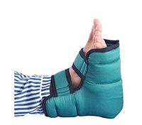 LIJIANGUO Anti-Bedsore Cotton Breathable Heel Cushions, Pressure-Relieving Heel Protector, Heel Protection,1 Pair,Blue, 24 × 23cm