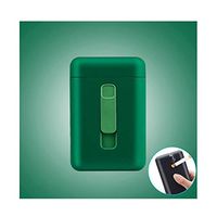 Kaiyitong Cigarette Case (20): Portable Simple Metal + PC Plastic Cigarette Case, Charging Creative Windproof Personalized Cigarette Case, Size 11.0 7.3 2.9 cm, Red/Black