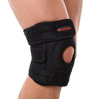 Liomor Breathable Neoprene Knee Brace with Open Patella Design for Meniscus Tear Support, 12.2-Inch-18-Inch in Knee Circumference