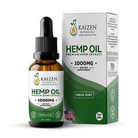 Hemp Oil (1000Mg) | Hemp Oil for Pain | Stress Relief | Healthy Mood & Sleep Support | Anti-Inflammatory | Helps with Skin & Hair | Natural, Organic Extract | Fresh Mint Flavor