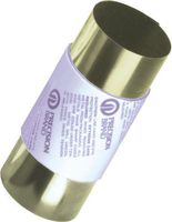 260 Brass Sheet, Unpolished (Mill) Finish, H02 Temper, ASTM B19/ASTM B36, 0.010" Thickness, 6" Width, 60" Length