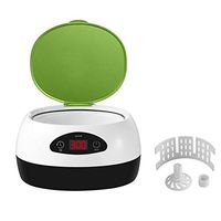 CGOLDENWALL 50W 750ML Digital Commercial Ultrasonic Cleaner cleaning machine Eyeglasses Sunglass Jewelry Cleaner with Digital Timer with Digital Timer for spectacles shop CE FC Approved (Green)