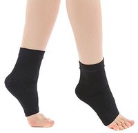 Zcargel Ankle Support Open-Toe Compression Socks (20-30mmHG) for Men Women