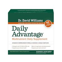 Dr. David Williams' Daily Advantage Multi-Nutrient Vitamin Supplement for Immune Health, Boundless Energy and Total Body Wellness, 60 Packets (30-Day Supply)