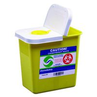 SharpSafety Chemotherapy Sharps Container Part No. 8982 KENDALL HEALTHCARE PROD. MMED-KND8982 Case