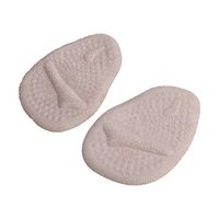 Milisten Shoe Half Insoles Foot Gel Massage Pad Metatarsal Pads High Heels Anti Slip Pain Relief Cushion for High Heel (Beige)