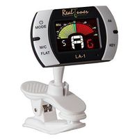 Guitar Tuner - Chromatic Clip-on Tuner for Guitar, Bass, Violin, Ukulele, Banjo, Brass and Woodwind Instruments - Bright Full Color Display - Extra Mic Function - A4 Pitch Calibration