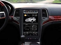 13.6" Quadcore Car DVD Player 1280x800 Vertical Screen 2GB RAM 32GB ROM Stereo GPS Navigation Radio for Jeep Grand Cherokee 2009-2012 Year 7-15 Business Days Shipping Tine Only (Black)