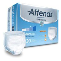 >Attends prtv undwr super pl md. Attends Underwear Super Plus Absorbency with Leakage Barriers