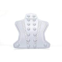 AIBGF Deep Kneading Back Massager, Posture Corrector for Back Pain Relief Conforms to Spine's Natural Curves for Car Seat Office Chair,White