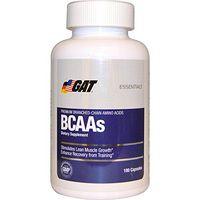 GAT Sport Essentials Series BCAAs, 180 Veg Capsule