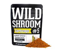 Cordyceps Mushroom Extract Powder 10:1 by Wild Foods | Cultivated Mycelium, Triple Hot Water Extract Adaptogenic Nootropic Herb for Focus, Memory and Health (4 Ounce)