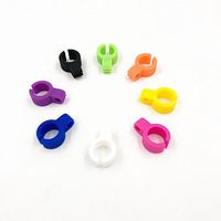Adaptable 8-Pack Smoking Ring by Smoky: Hands Free Cigarette Holder for Nicotine Free Fingers |Stretchy and Durable Silicone Tobacco Accessories,Gadget for Console&PC Gamers and Guitar Player