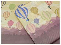 eVincE Large Thick Matte Balloon Gift Wrapping Paper | Fun Facts for Kids Birthday Gifts and Presents | a Thoughtful Paper for Scrapbook | Set of 25 Papers (50 x 70 cms) (Warm Colors)