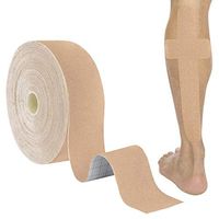 Vive Kinesiology Tape (105 Feet) - Therapeutic Athletic Support Tape - Uncut Kensio Roll - Muscle and Joint Recovery for Shoulder, Back, Knee, Elbow and Ankle Pain Relief - Waterproof for Sports