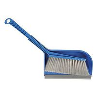 UPIT Mini Broom and Dustpan set. Great for Cleaning Compact Spaces, Blue