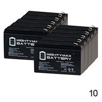 Mighty Max Battery ML9-12 - 12V 9Ah Replacement Battery for APC UPS Systems - 10 Pack Brand Product