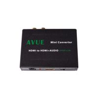 Avue HDMI-A011 HDMI AUDIO EXTRACTOR SPDIF+ R/L ANALOG AUDIO OUTPUT by AVUE