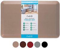ComfiLife Anti Fatigue Floor Mat - 3/4 Inch Thick Perfect Kitchen Mat, Standing Desk Mat - Comfort at Home, Office, Garage - Durable - Stain Resistant - Non-Slip Bottom - Beige, 20x32 Inch