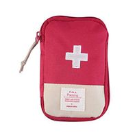 SUPVOX First Aid Bag Empty for Hiking Backpacking Camping Travel Car Cycling Outdoor Activities Red