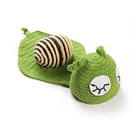 Eyourhappy Baby Photography Prop Animal Knitted Crochet Costume Hat Caps Snail Green