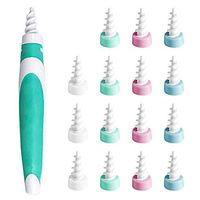 Ear Wax Remover, Ear Wax Cleaner, Earwax Remover Tool with 16 Safe Soft Silicone Tips for Kids, Adults, Elder, Safe and Soft Ear Wax