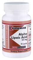 Alpha Lipoic Acid 25 mg Capsules - Hypo - 90 ct by Kirkman Labs