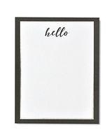 Gartner Studios 'Hello' Note Cards With Silver Foil, 10 count
