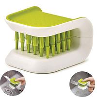 Blade Brush Knife Cleaner Chopsticks and Fork Cleaning Brush Cutlery Cleaner Utensil Bristle Scrubber Double Sided Spoon Knives Washing Brush