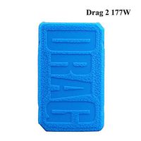 KKmod Silicone Case for VOOPOO Drag 2 Mod Kit Protective Texture Cover Sleeve Shield (Darkblue)