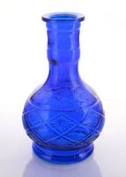 SALE NEW LARGE BLUE DIAMOND VASE Hookah Shisha Narguile for Water Smoking Pipe