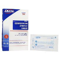 DUKAL 702 Conforming Stretch Gauze, Sterile, 2" Width, 4.1 yd. Length (Pack of 96)