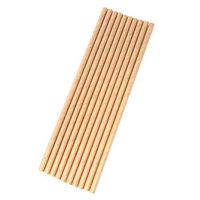 Homeford Solid Colored Paper Straws, 7-3/4-Inch, 10-Count (Natural)