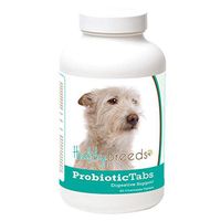 Healthy Breeds Dog Probiotic & Digestive Support Tablets for Portuguese Podengo Pequeno - Over 200 Breeds - for Gas Diarrhea & Constipation - 60 Chewable Tablets