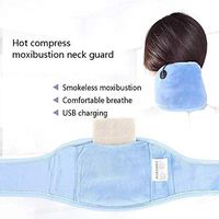 JMung Neck Support Cervical Collar Moxibustion with hot Compress Warm Heat and Neck Protection Headache Migraines Rheumatoid and Osteoarthritis