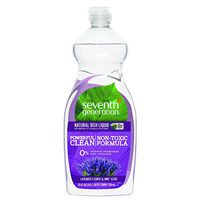 Seventh Generation Dish Liquid, Lavender Floral and Mint, 25-Ounce Bottles (Pack of 6) Packaging May Vary