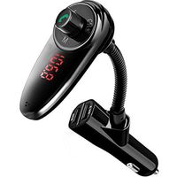 Bluetooth Car FM Transmitter, Joso Universal Car Charger Radio Adapter Car Kit w/Dual USB Port & OLED Screen, Support Voice Navigation, Hands-Free Calling, Mp3 Player, TF/SD Card, HI-FI Stereo Sound