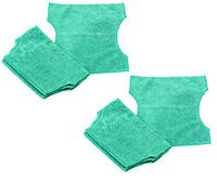 Real Clean Microfiber Refills Compatible with Swiffer Sweeper Vac Wet Jet Mop (Pack of 6)
