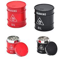 Xuprie 3 Layers Zinc Alloy Spice Herb Tobacco Grinder Smoking Kitchen Tools Tobacco Pipes